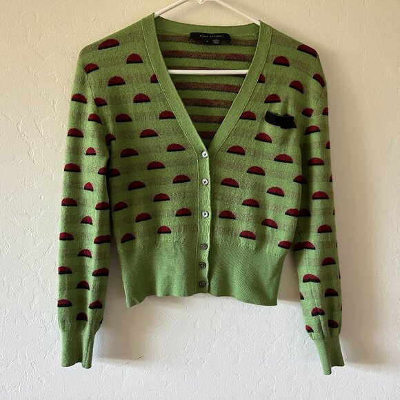 Unusual & Unique Marc Jacobs Cashmere/Silk Lightweight Cardigan, Size SM - Picture 1 of 7
